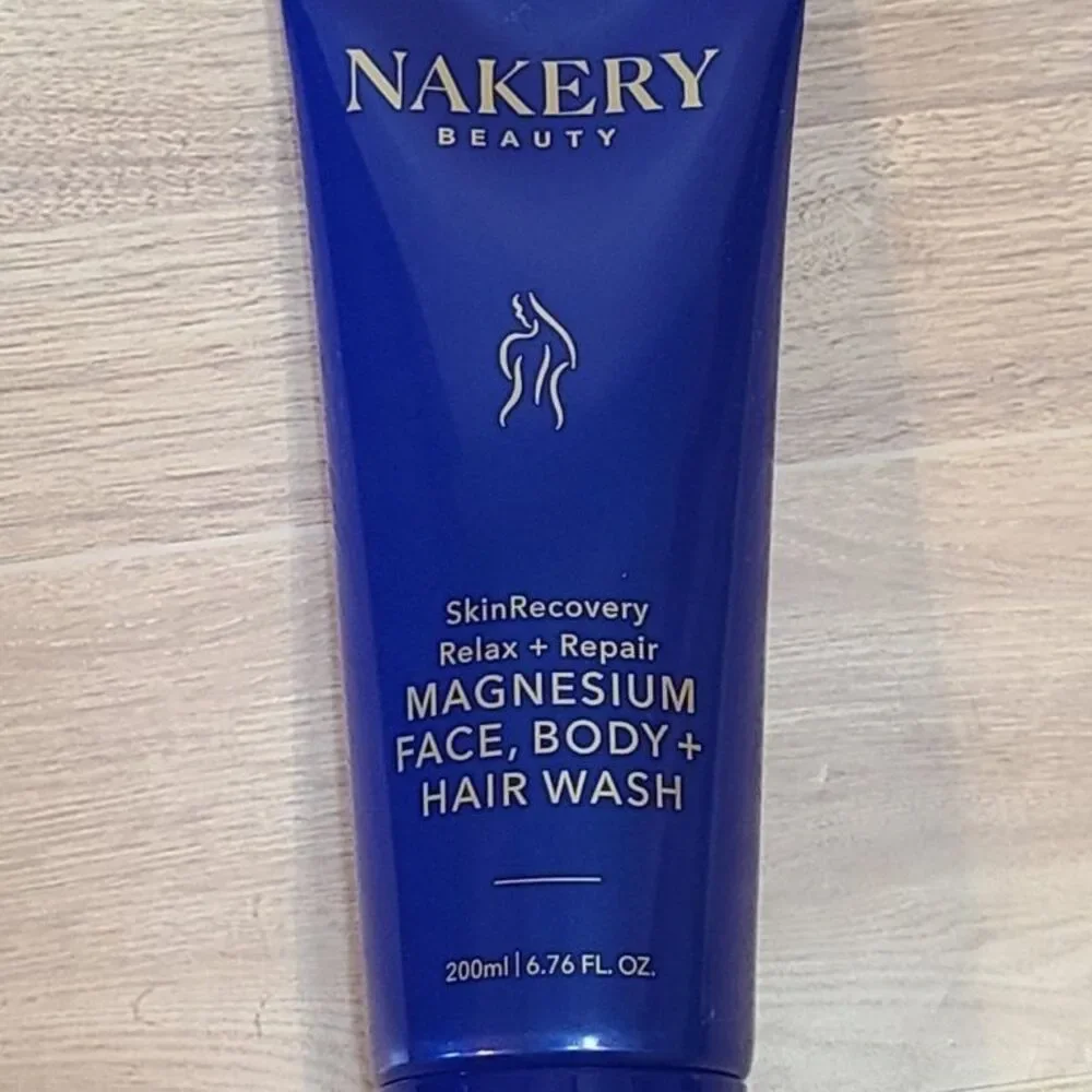 NAKERY Beauty Skin Recovery Relax Repair Magnesium Face Body Hair Wash 6.76 fl o